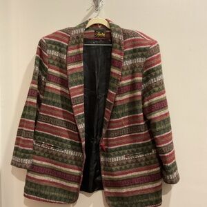 Vintage David Paul Striped Blazer